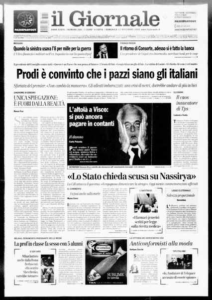 Il giornale : quotidiano del mattino